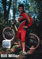 Bill Miller with his equipment